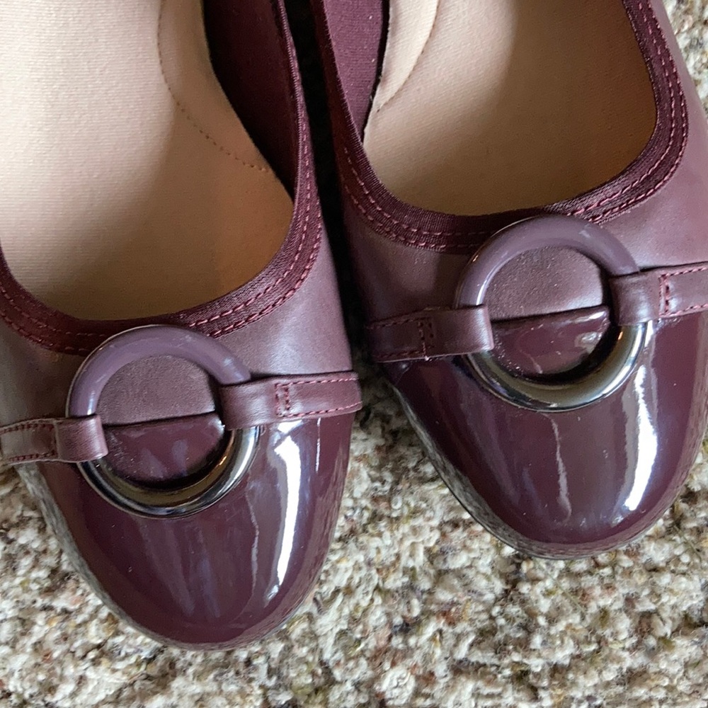 NWOTCollection by Clarks burgundy/plum ballet flat - Picture 8 of 8